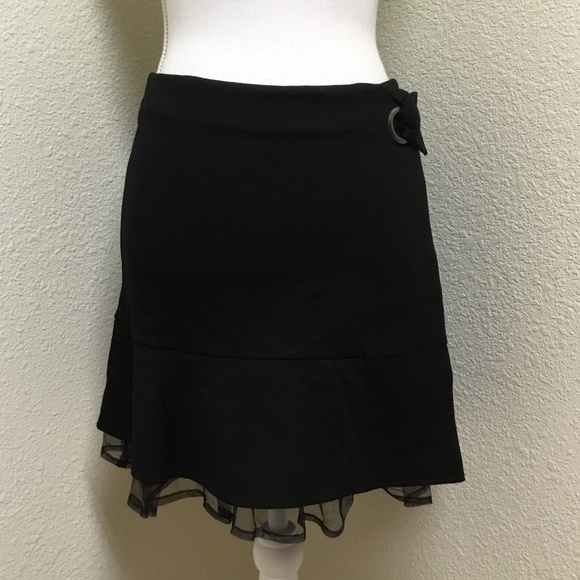 free press Dresses & Skirts - Free Press A-line Mesh Hem Grommet Skirt - Large